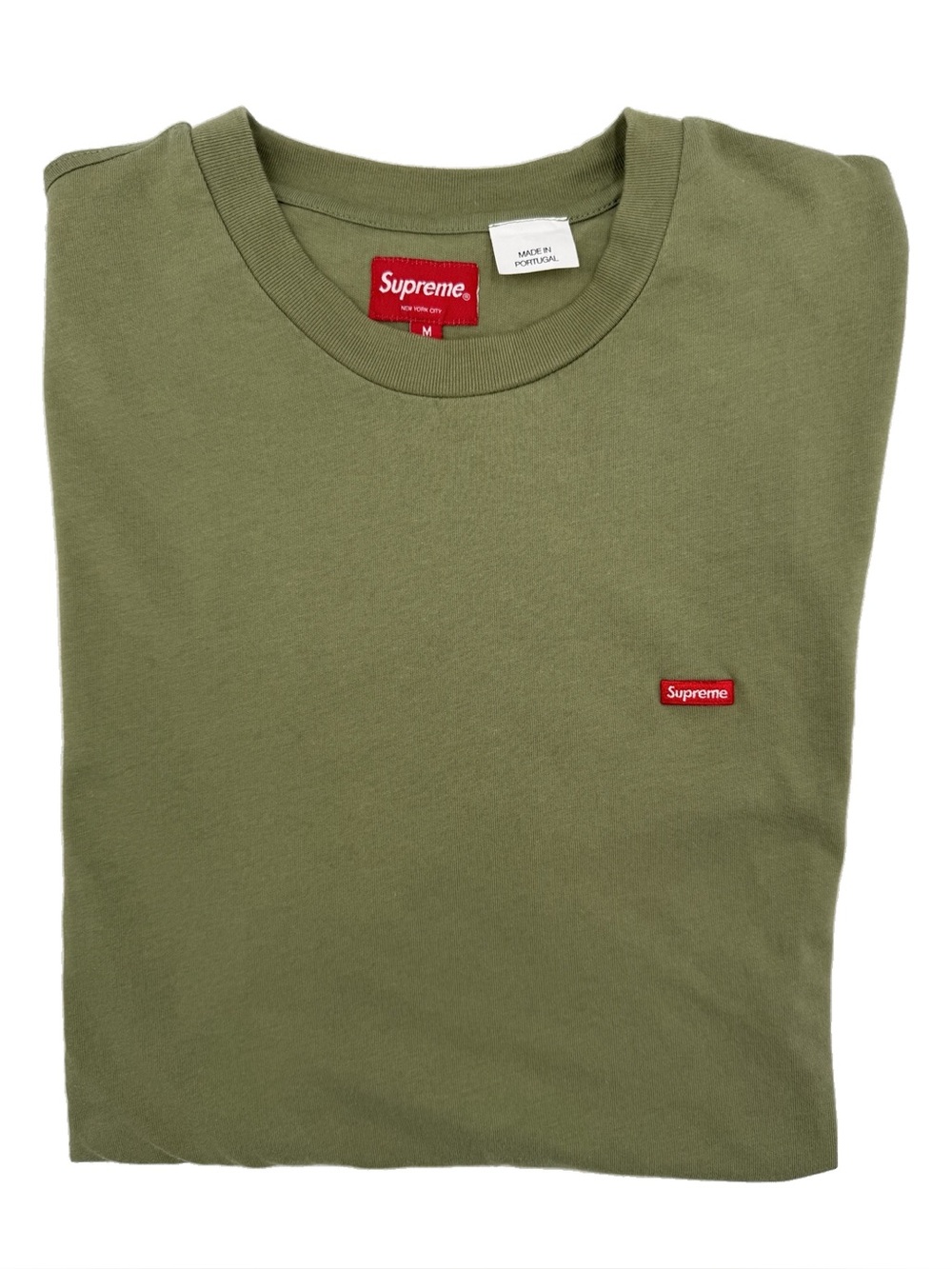 SS23 Supreme Small Box Logo Olive Green T-Shirt